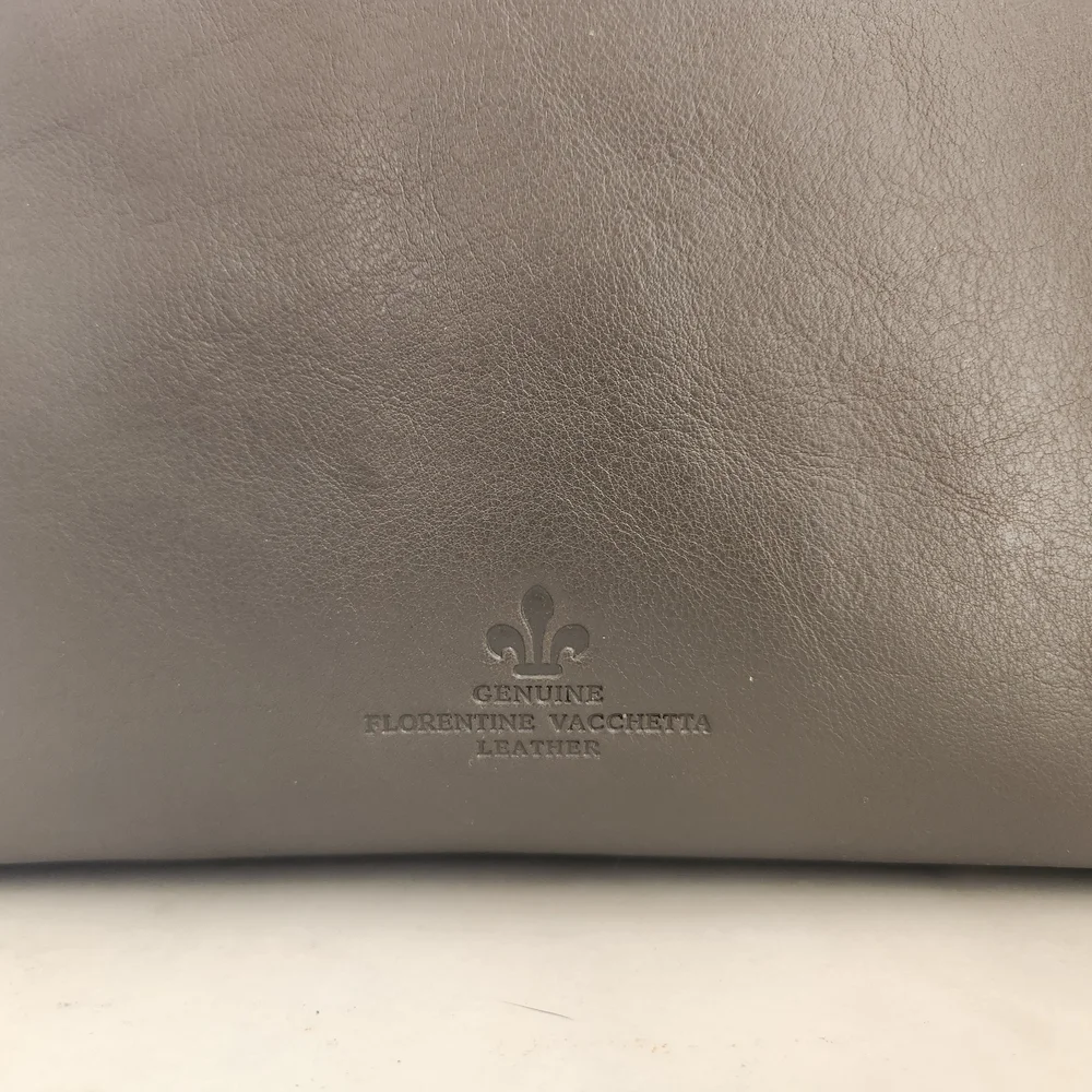 NWT Dooney & Bourke Charcoal Hattie Drawstring Florentine Bucket Bag - Picture 6 of 14